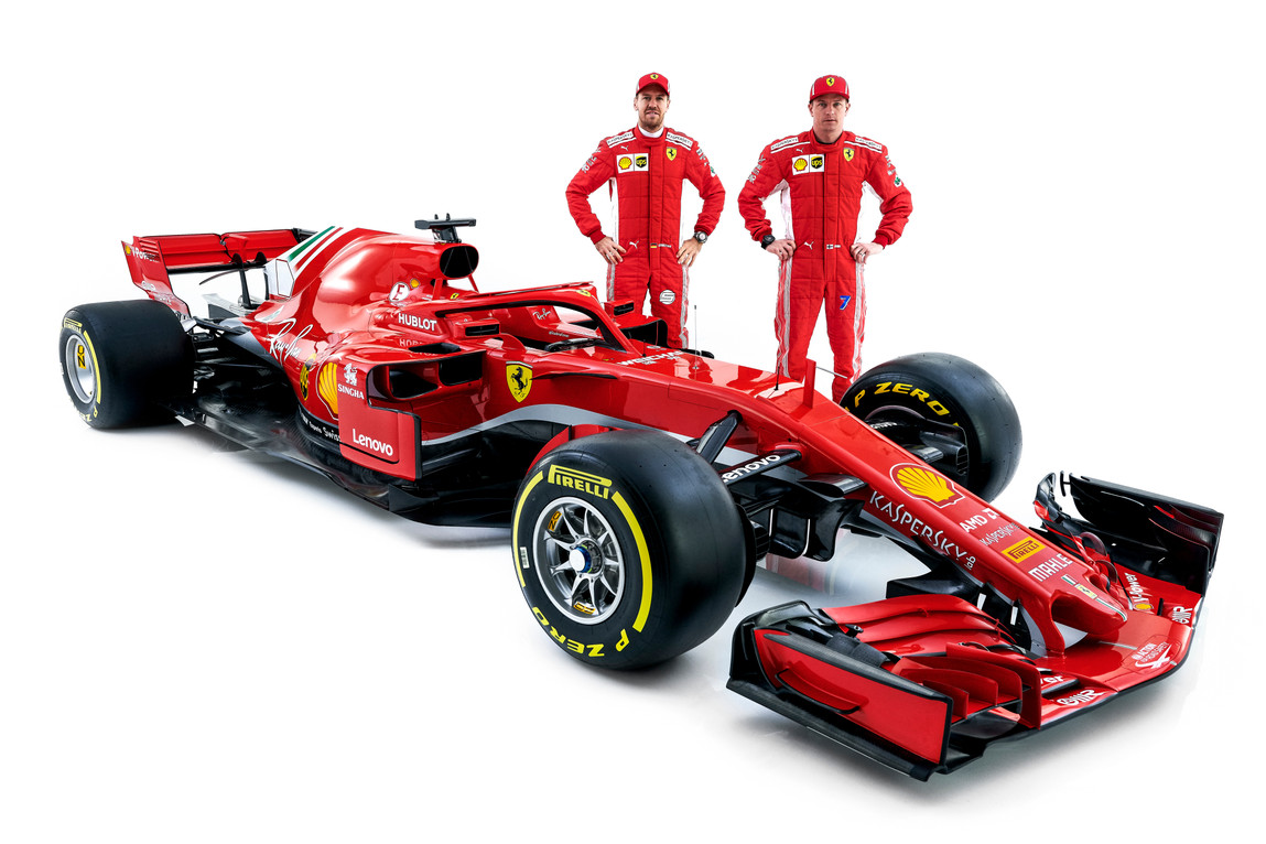 Ferrari SF71H Sebastian Vettel Kimi Raikkonen