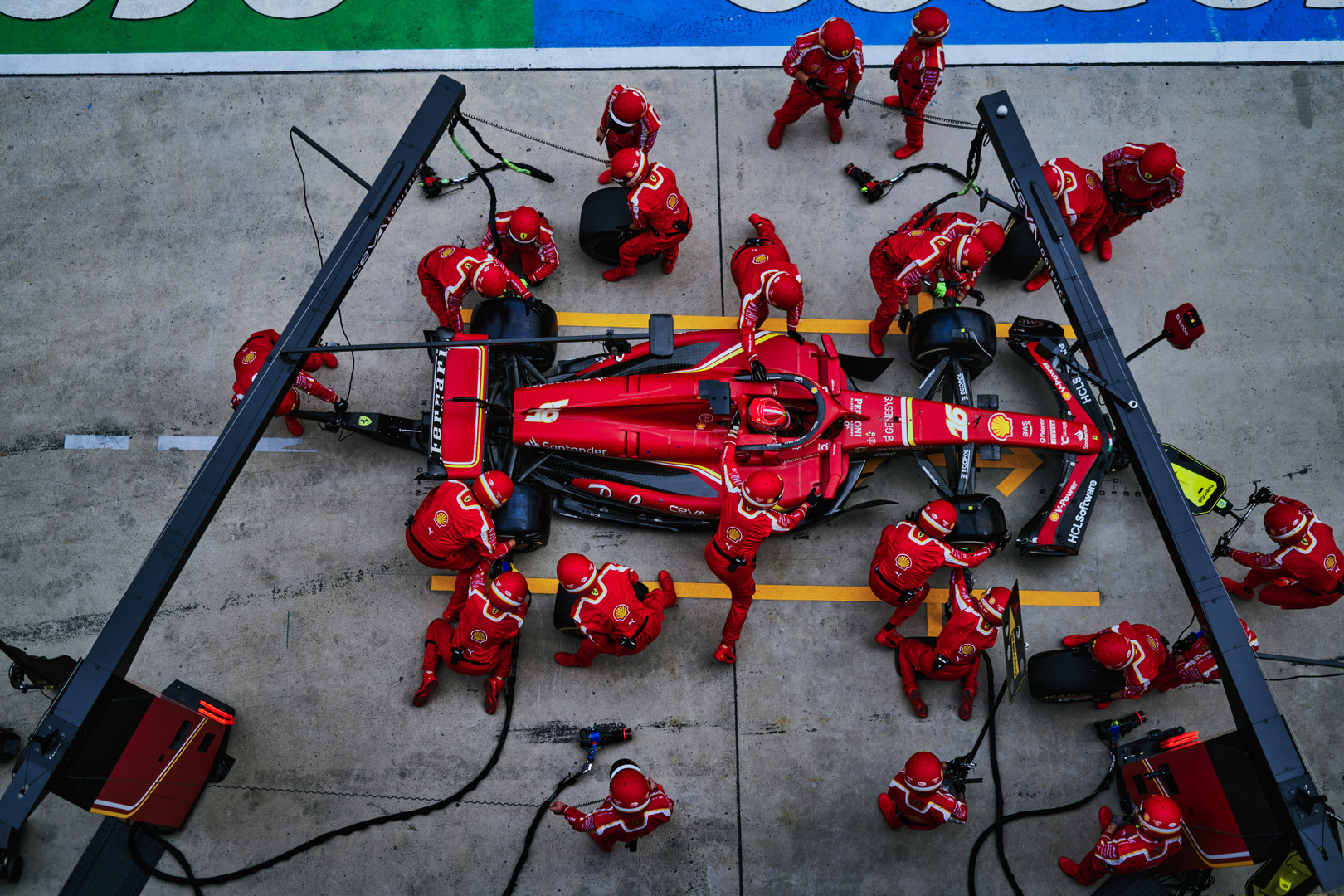 Ferrari SF-24 pit